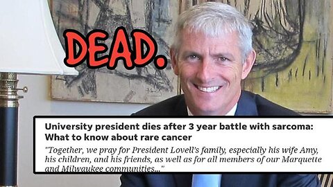 MARQUETTE UNIVERSITY PRESIDENT & JAB MANDATER FINALLY DROPS DEAD ... IN ROME!