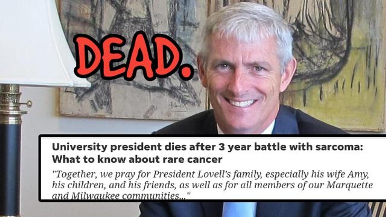 MARQUETTE UNIVERSITY PRESIDENT & JAB MANDATER FINALLY DROPS DEAD ... IN ROME!