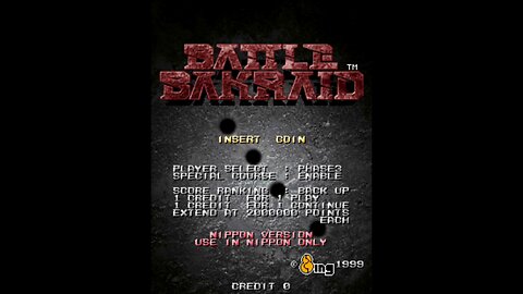 Battle Bakraid Arcade Game, Eighting 1999, Longplay