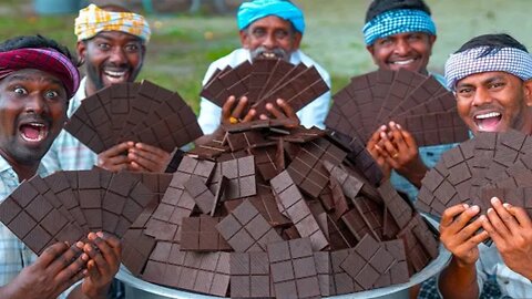 CHOCOLATE MILKSHAKE | Dark Chocolate Milkshake Recipe in American Village | Healthy Summer Drink