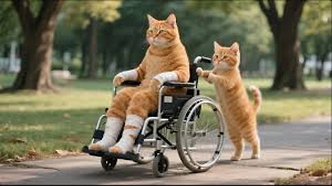 Mama Cat Falls🐈‍⬛🚑🍲 While Harvesting Cabbage, Kitten Rushes Her to the Hospital,