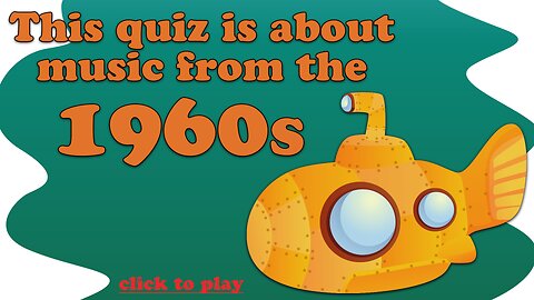 Sixties Music Quiz