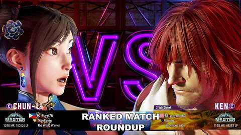 Kuya Kalbo SF6 Ranked Roundup. Chun Li Master Rank [Hori Fight Stick]