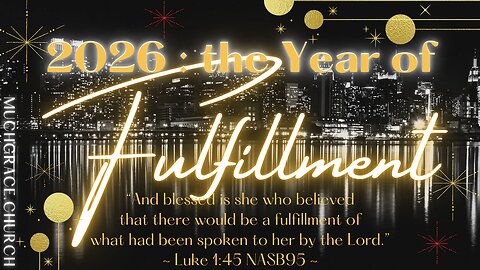2026 : the Year of Fulfillment | Nicholas Roberts