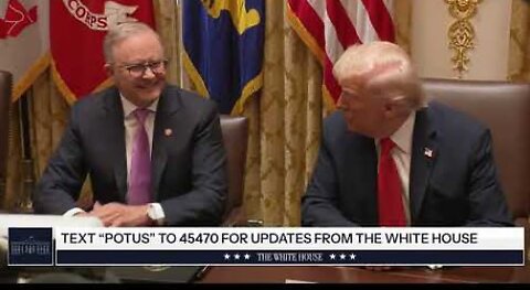 President Trump Participates in a Bilateral Lunch with the Prime Minister of Australia