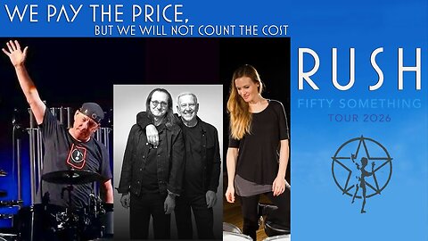 The Past & Future of Rush Fifty Something Tour: Neil Peart, Geddy Lee, Alex Lifeson, Anika Nilles