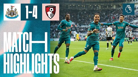 Justin Kluivert scores ANOTHER brilliant Premier League hat-trick | Newcastle 1-4 AFC Bournemouth