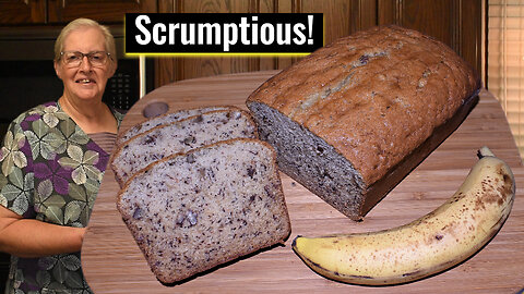 Moist Banana Nut Bread, Sugar Free Option, Tips for Freezing Bananas, Inspirational Thought