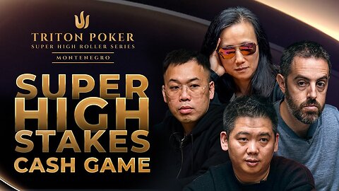 Live : $400,000 Buy-in Super High Roller Cash Game | $2K / $4K / $4K