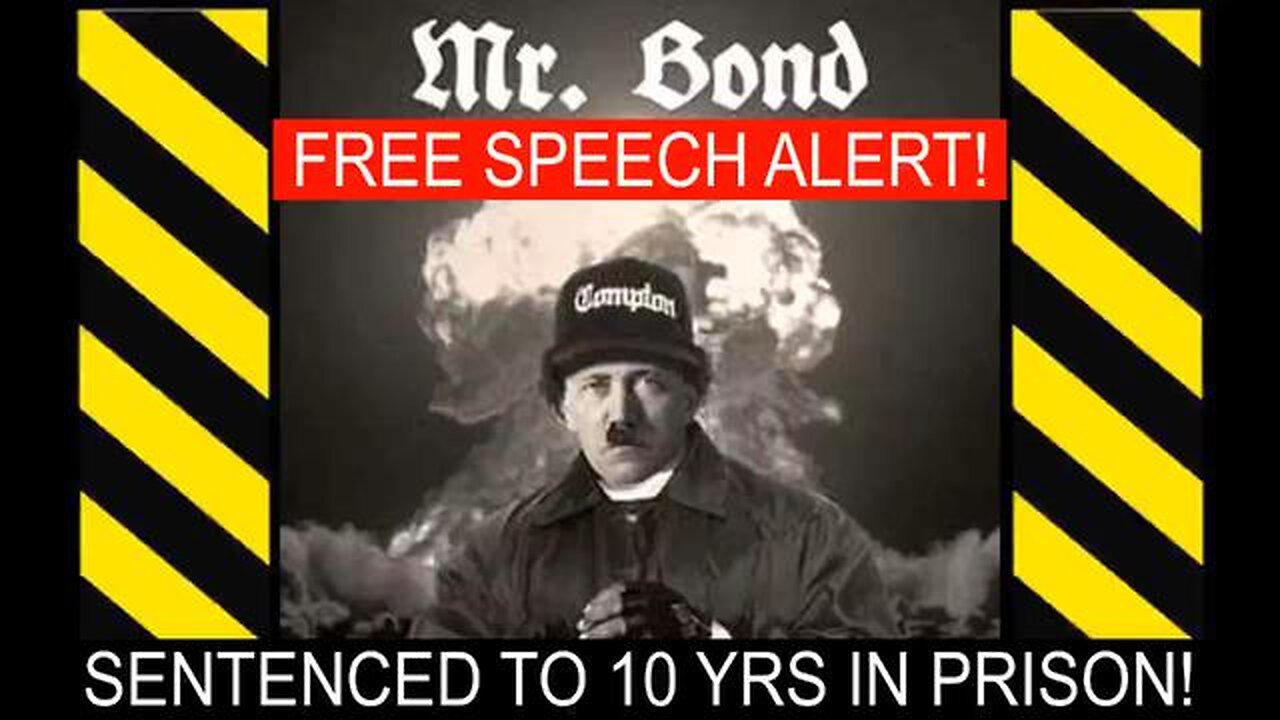 FREE SPEECH ALERT! - MR. BOND - Austrian rapper sentenced to 10 yrs in prison for his raps!