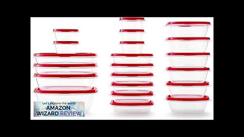 Rubbermaid 42-Piece Food Storage Containers with Lids Review