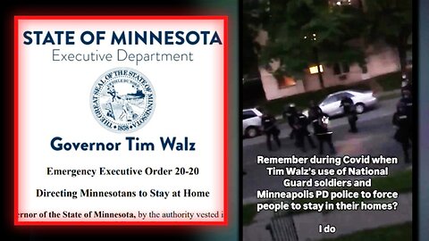 VIDEO: Remember When Tim Walz Ordered The National Guard To Shoot Americans In The Face?