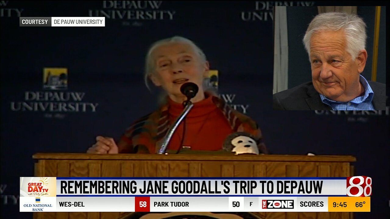 October 4, 2025 - Remembering Jane Goodall's Visit to DePauw University