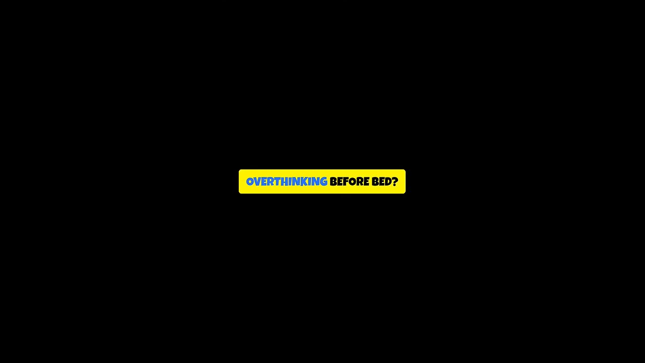 Overthinking Before Bed? 🌙 Glutamate & Deep Sleep Connection