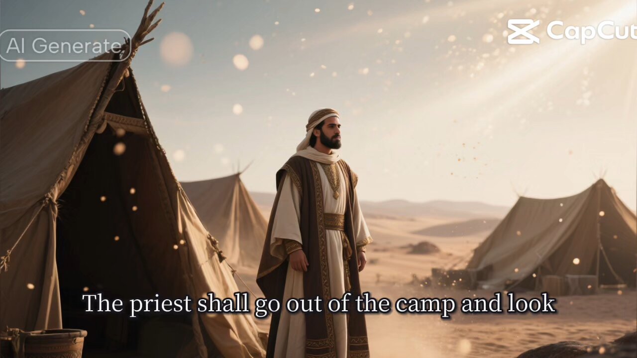 “He shall be brought to the priest, and the priest shall go out of the camp...” — Leviticus 14:2–3