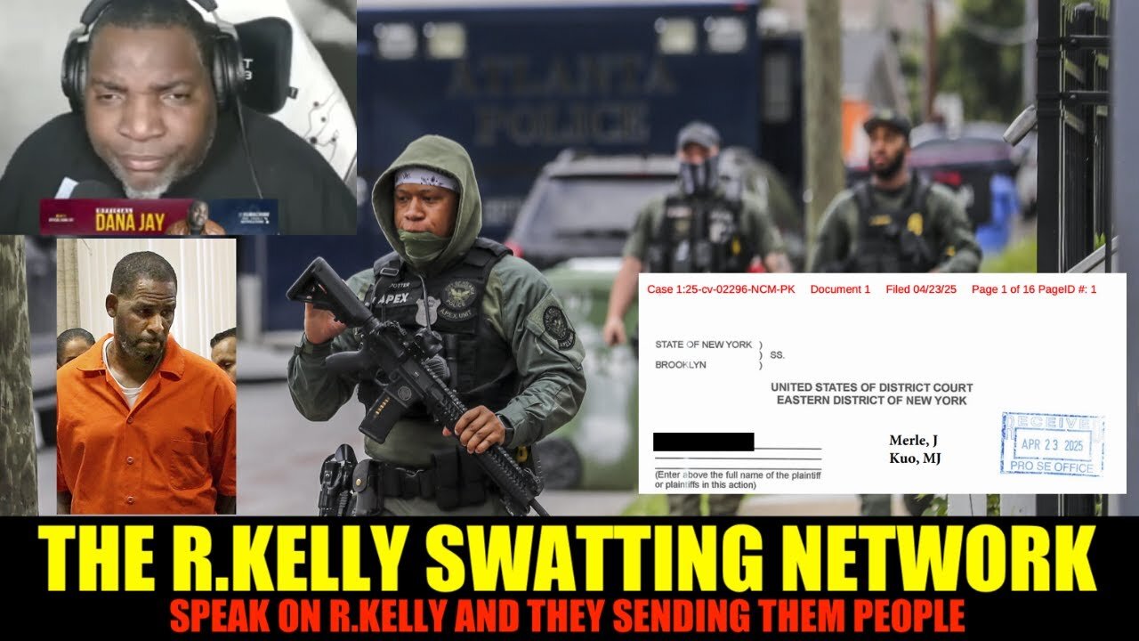 THE R.KELLY SWATTING NETWORK PAPERWORK PARTY | R.KELLY MINIONS SENDING THE POLICE TO PEOPLES HOUSE