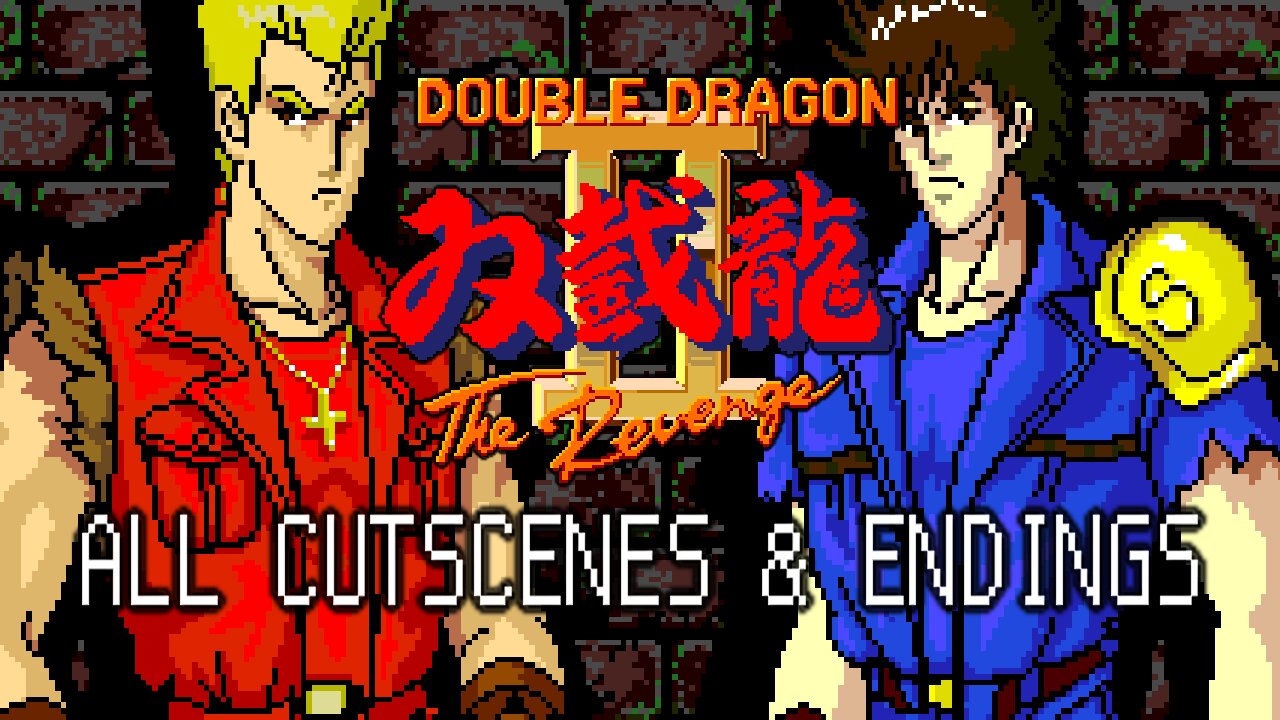 Double Dragon II - The Revenge (PC Engine CD) All cutscenes & endings