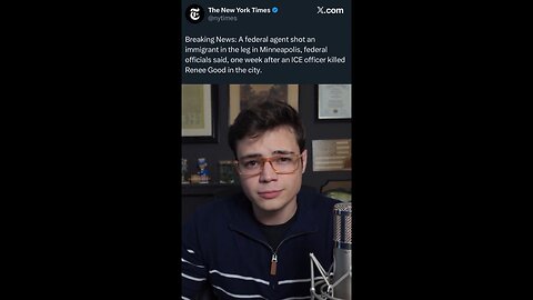 Victor Reacts: NYT Posts HORRIBLE Headline For ICE Involved Shooting