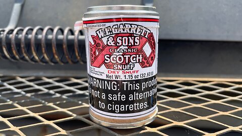 W.E. Garrett Scotch Nasal Snuff Review