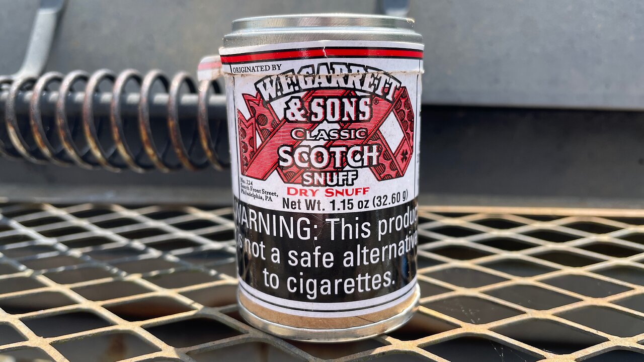 W.E. Garrett Scotch Nasal Snuff Review