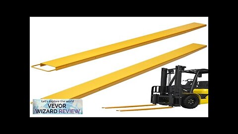 VEVOR Pallet Fork Extensions 84" Length 5.5" Width Heavy Duty Carbon Steel Review