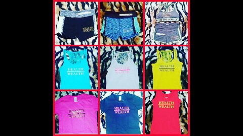 👕2017🍎 Healthy4Life & HealthOverWealth Apparel Co. Clothing Line Made In Canada 🍁