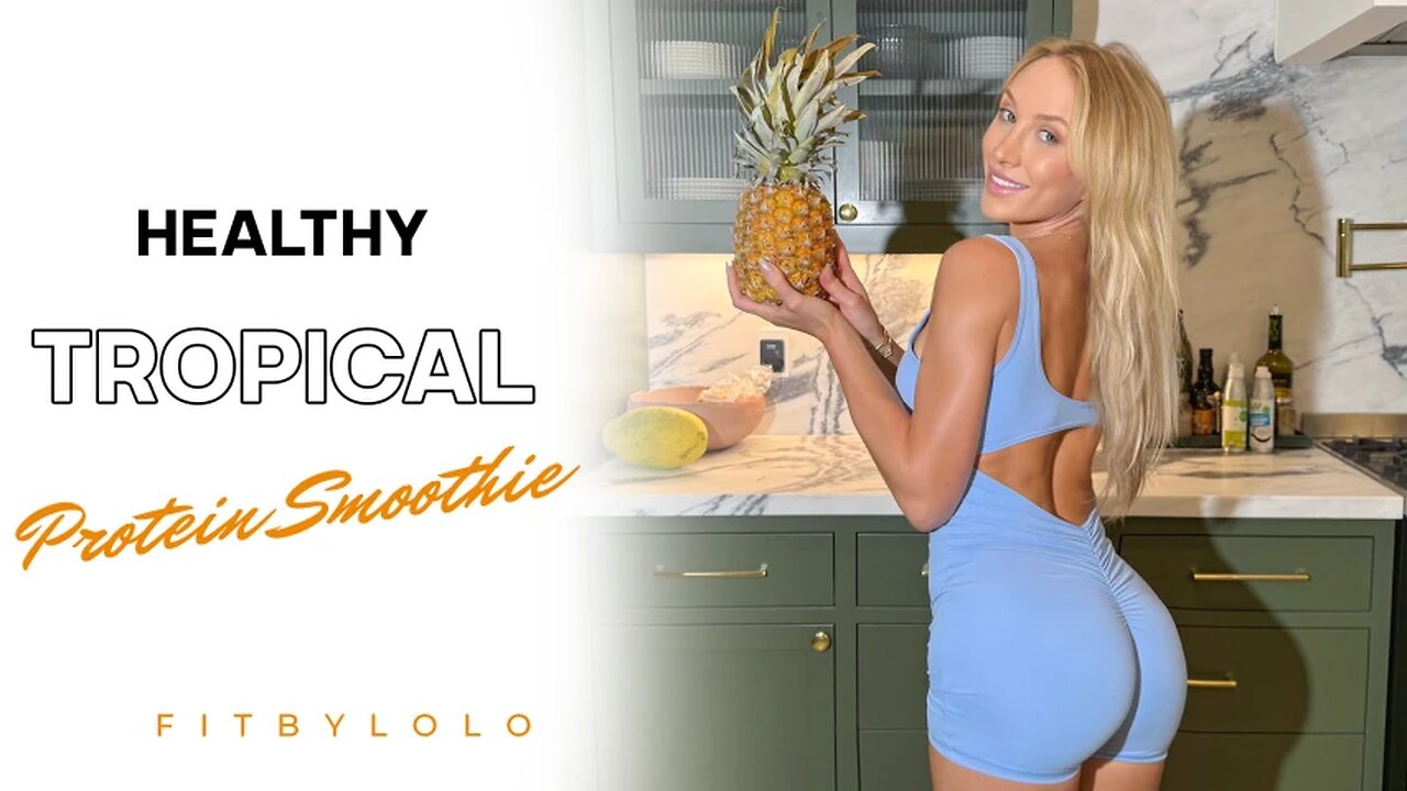 Healthy Tropical Protein Smoothie Recipe