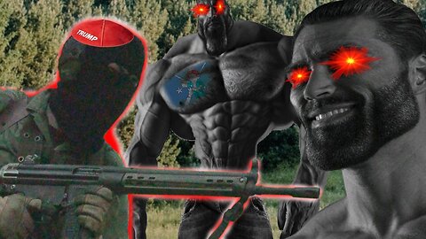 Hiking with a Giga Chad Rifle