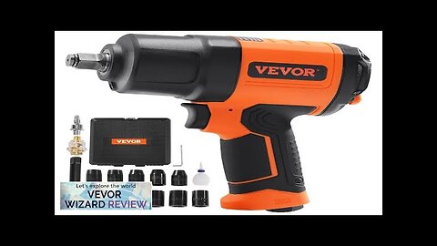 VEVOR Air Impact Wrench 1/2" Square Drive 1400ft-lb Nut-busting Torque 90-120PSI Review