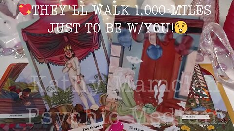 💖THEY'LL WALK 1,000 MILES JUST TO BE W/YOU!😲 KEY TO YOUR FUTURE🗝️💫🪄 COLLECTIVE LOVE TAROT READING💓✨