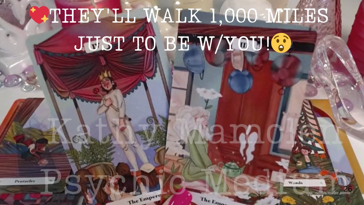 💖THEY'LL WALK 1,000 MILES JUST TO BE W/YOU!😲 KEY TO YOUR FUTURE🗝️💫🪄 COLLECTIVE LOVE TAROT READING💓✨