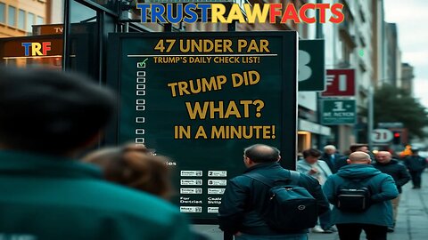 TRF - TRUMPS DAILY Check List! 47 Under Par - Day 2