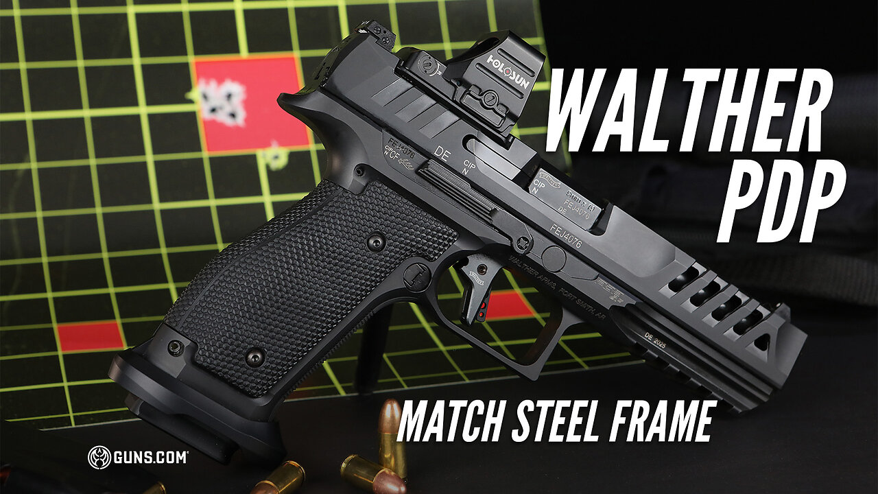 The Walther PDP Match Steel Frame Runs Like a Well-Oiled Machine