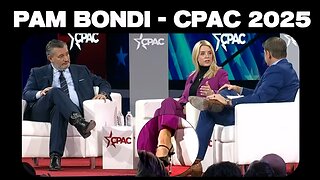 U.S. Attorney General Pam Bondi at CPAC2025 💋 Feb. 20, 2025