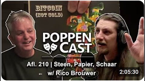 Te gast in de PoppenCast - Steen Papier Schaar w/ Rico Brouwer (Peter van Asselt)