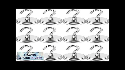 LOVIMAG 100LBS Heavy Duty Magnetic Hooks Strong Neodymium Magnet Hooks for Home Review