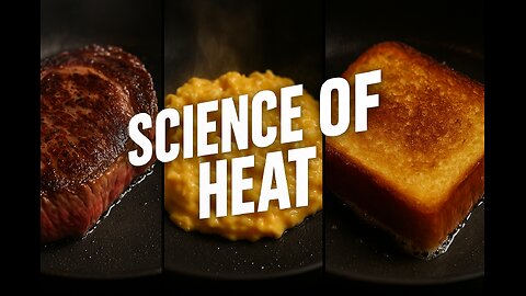The Science of Heat 🔥🥩🥚🍞 Steak Sear + Perfect Egg + Bread Caramelization | FlavorVille