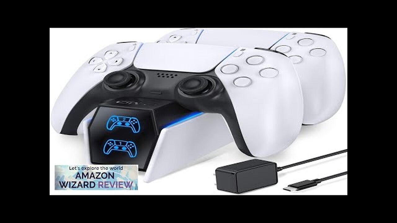 PS5 Controller Charger PS5 Accessories Kits with Fast Charging AC Adapter Dual Review