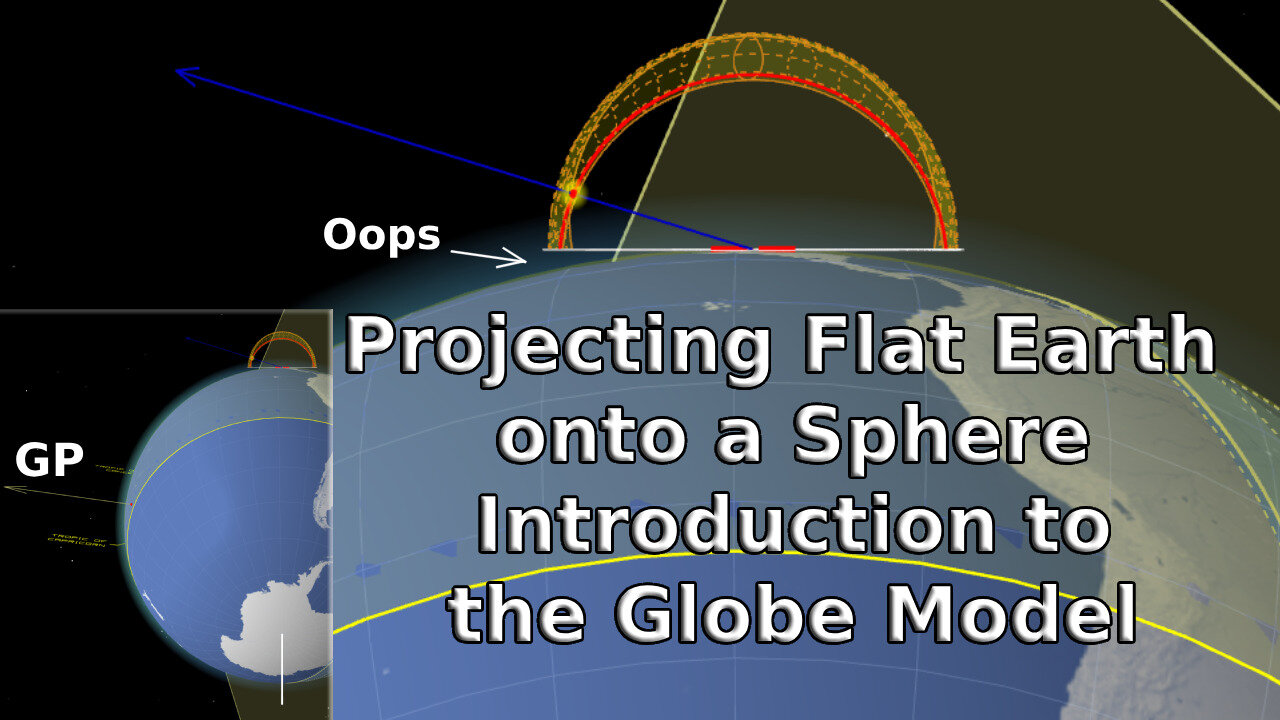 Projecting Flat Earth onto a Sphere. Introduction to the Globe Model (4K)