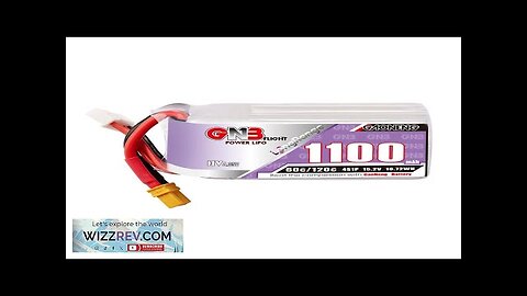 Gaoneng GNB 15.2V 1100mAh 60C 4S LiPo Battery XT30 / XT60 Plug Review