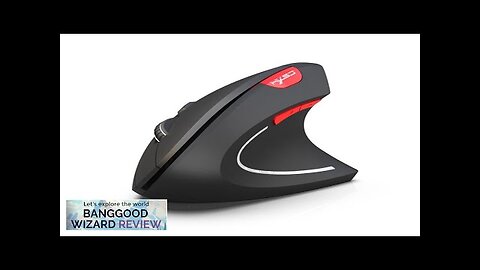 HXSJ T29 bluetooth 3.0/5.2 Vertical Wireless Mouse 800/1600/2400DPI Optical Gamer Mice 4-Key Review