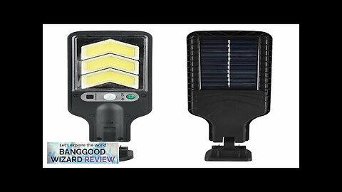 Outdoor LED Solar Street Light Human Sensing Courtyard Wall Light Waterproof Remote Review