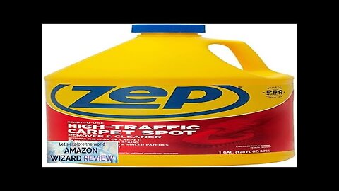 Zep High Traffic Carpet Cleaner 1 Gallon Penetrating Formula Removes Review