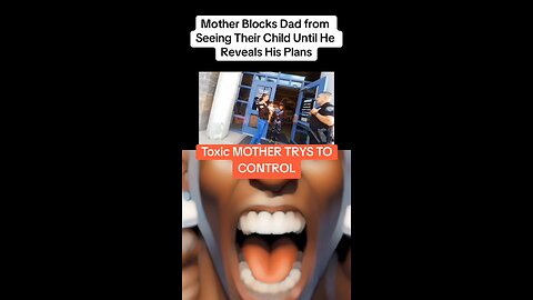 Toxic MOTHER TRYS TO CONTROL stop father from picking up kid when court order is already in force