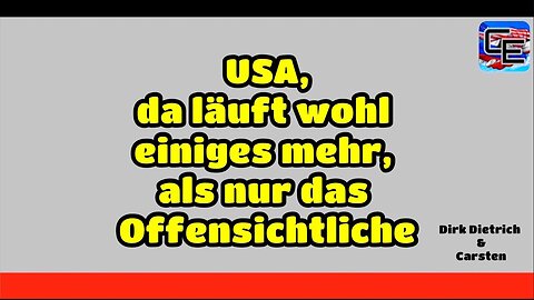 USA, da läuft mehr als das Offensichtliche !