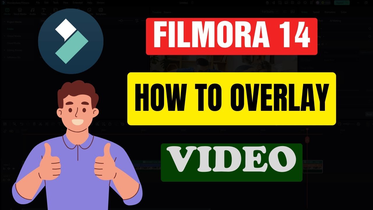 How to OVERLAY Videos in Filmora 14 | Alan Nguyen Tutorial