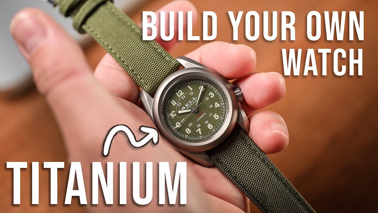 How to BUILD YOUR OWN Automatic TITANIUM watch!