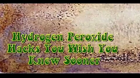 HEALTH REFORM: HYDROGEN PEROXIDE HACKS 😁