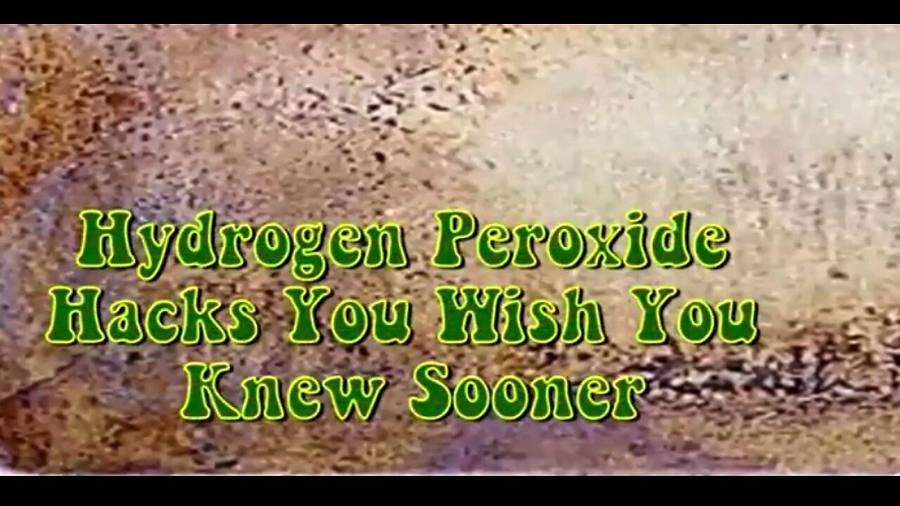 HEALTH REFORM: HYDROGEN PEROXIDE HACKS 😁