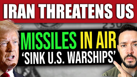 🚨 BREAKING: Iran Threatens to Sink U.S. Warships as Missiles Are Launched